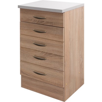 Flex-Well Kuchyňská skříňka Oslo 50 spodní, zásuvky, 50 x 85 x 47 cm