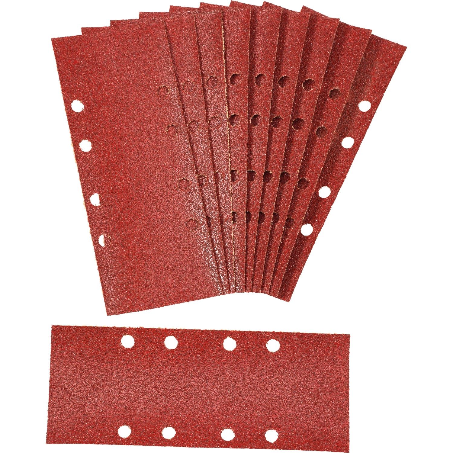 LUX Brusný papír Classic K40 po stranách děrovaný, 10 ks, 93 x 230 mm