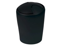 Spirella Kosmetický odpadkový koš Move černý, 210 x 150 x 150 mm