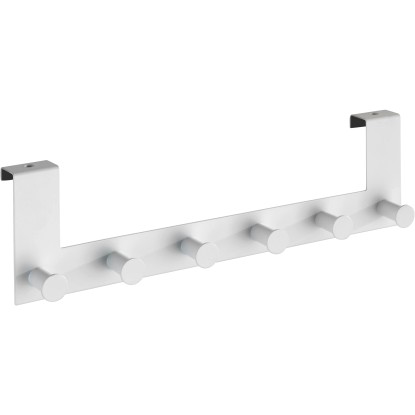 Wenko Věšák na dveře Celano, 6 háčků, bílá 39 x 11 x 5,5 cm