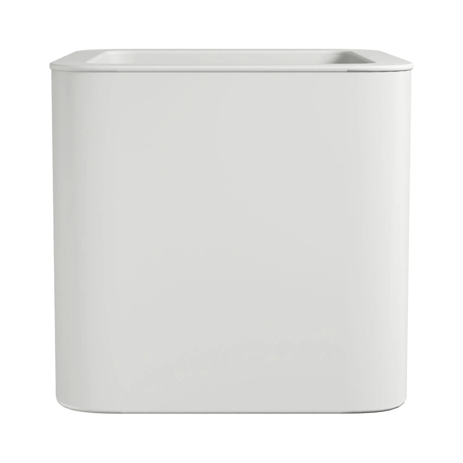 Florus Jive Square 40cm Plantenbak - 100% Gerecycled Plastic - Binnen & Buiten - Wit