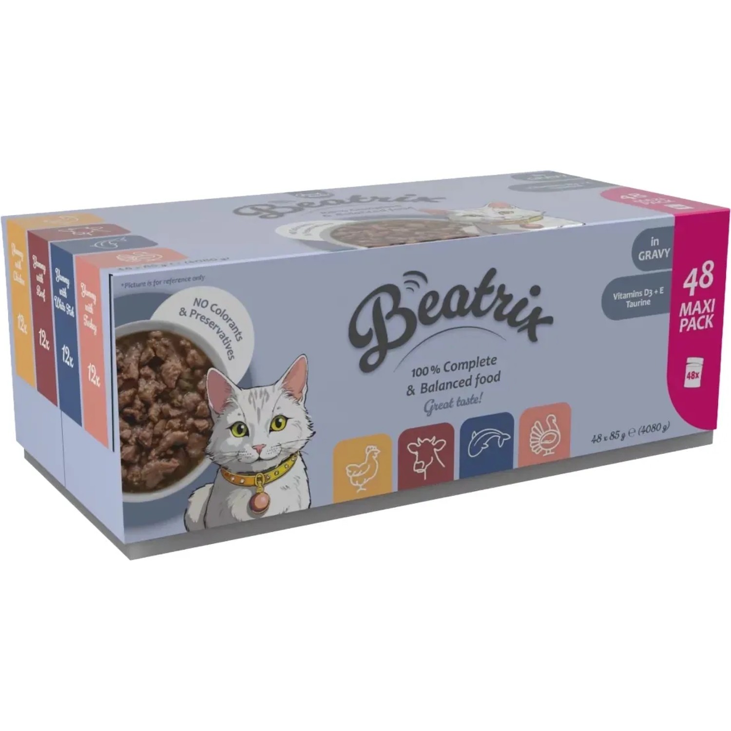 Kapsička Beatrix Adult box 48x85g