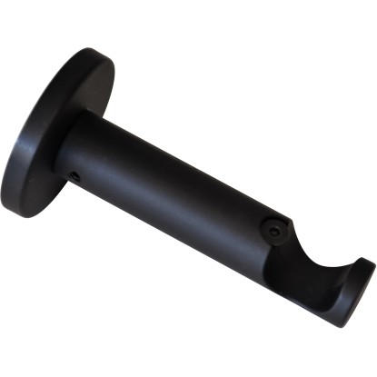 Gardinia Držák Chicago otevřený pro garnýž, černý matný, pr. 2 cm