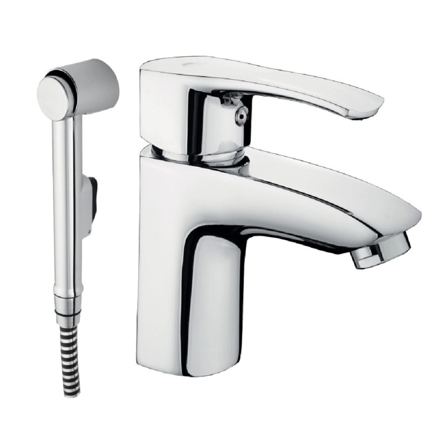 Rubineta Umyvadlová baterie Trento-17 stojánková s bidetovou sprškou, chrom