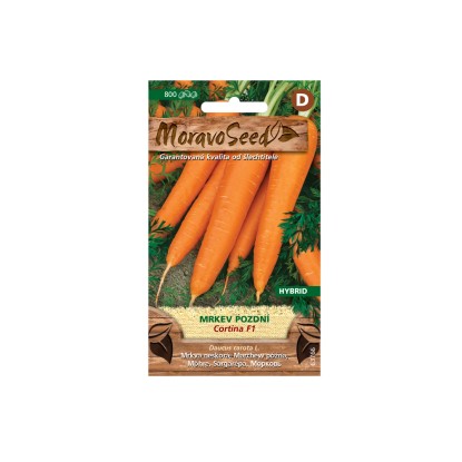 MoravoSeed Mrkev pozdní CORTINA F1 - hybrid