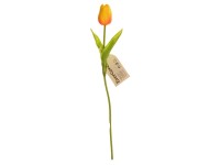 EverGreen Umělá květina tulipán, žluto-oranžová, 32 cm EverGreen Umělá květina tulipán, žluto-oranžová, 32 cm