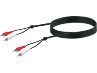 Schwaiger Propojovací audiokabel 2x2 CINCH, 1,5 m Schwaiger Propojovací audiokabel 2x2 CINCH, 1,5 m