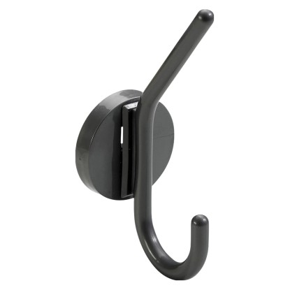 Hettich Nástěnný háček na kabáty Budget 1, antracitová, 56 x 150 x 70 mm