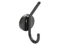 Hettich Nástěnný háček na kabáty Budget 1, antracitová, 56 x 150 x 70 mm