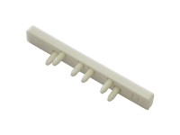 Gardinia Koncovka pro dvoudrážkovou záclonovou kolejničku, bílá, 2 ks