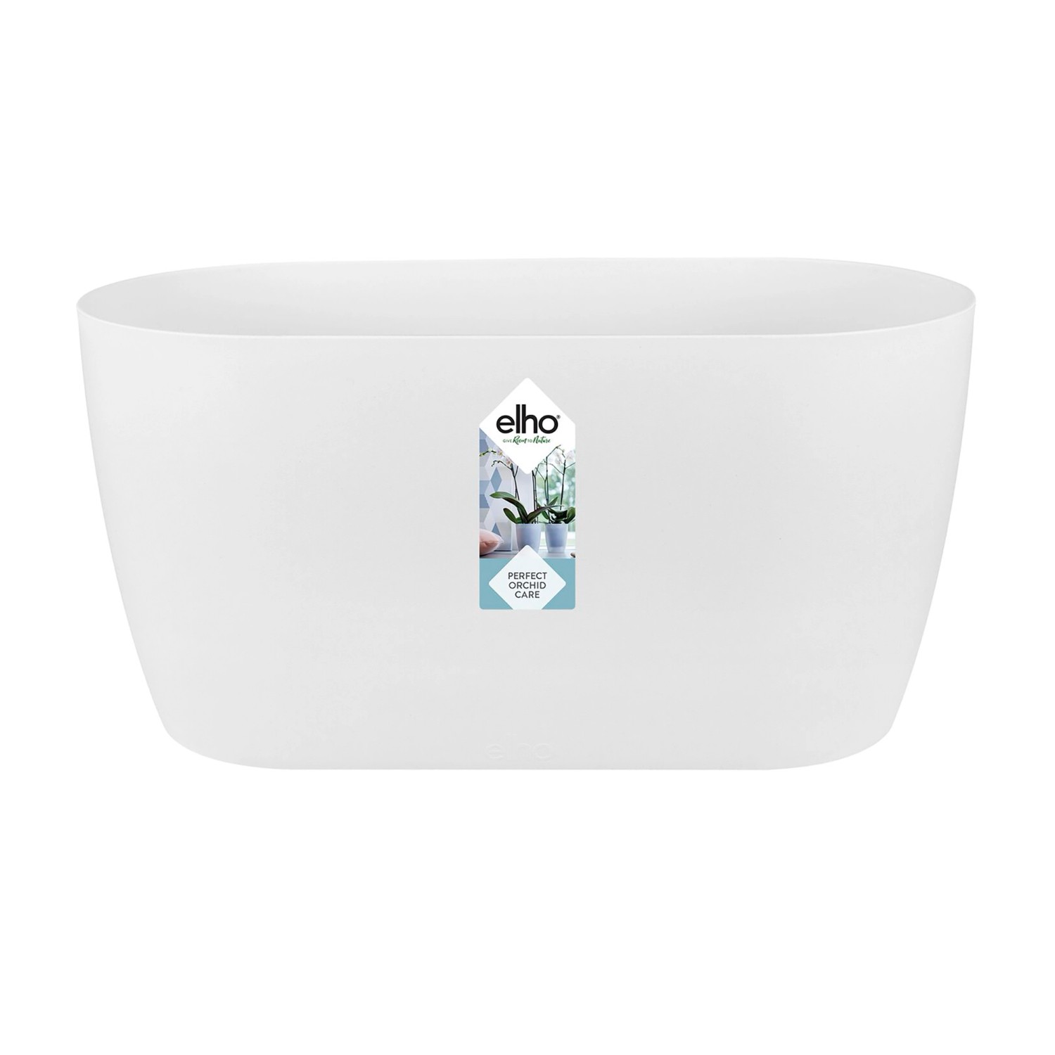Elho Květináč pro orchideje Brussels Orchid Duo bílá 25 x 13,4 x 12 cm