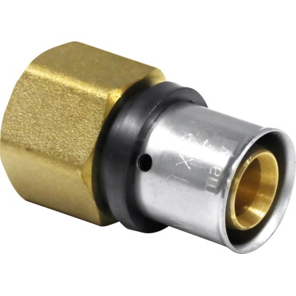 PIPETEC Lisovací přechodka PFUI2005 měděná, 20x2 - Rp 3/4