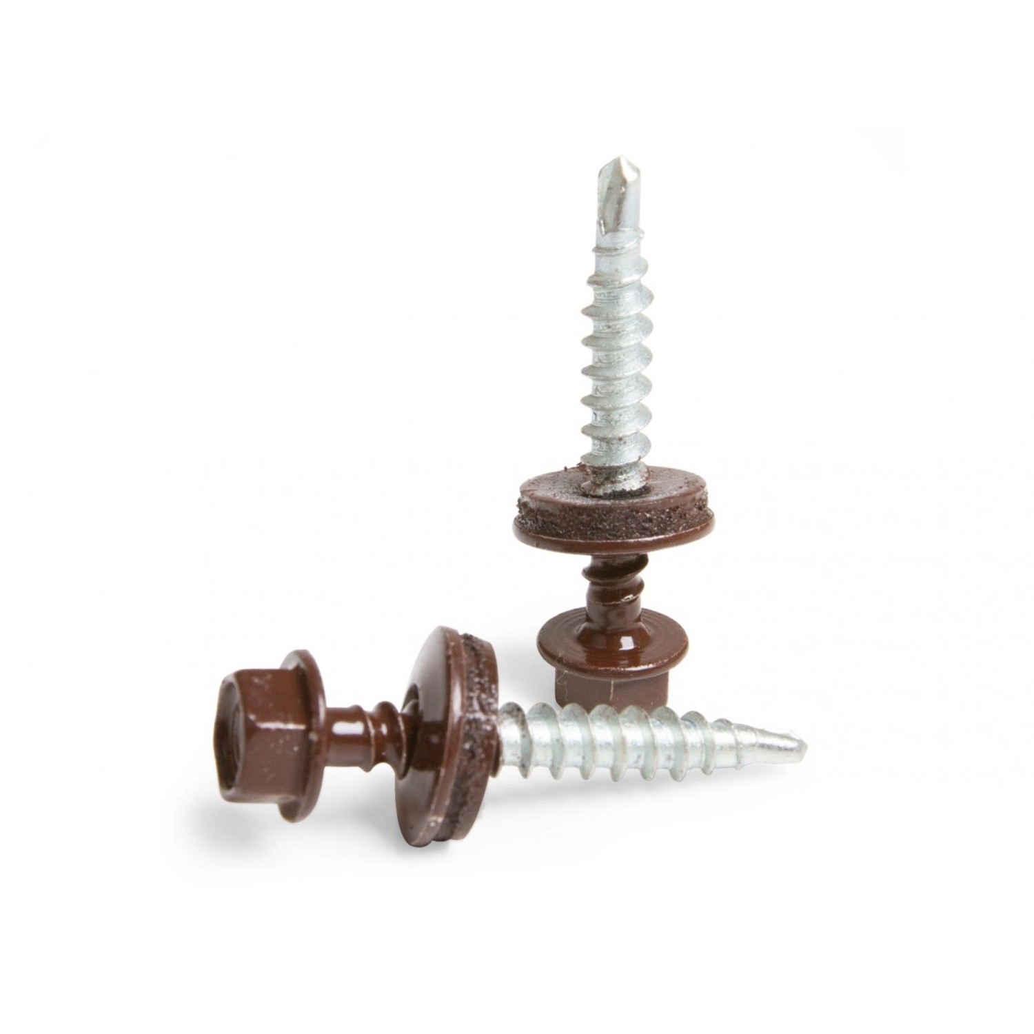 COVERNIT Samořezný vrut, plech. krytina/dřevo, hnědý, 4,8 x 35 mm, 250 ks