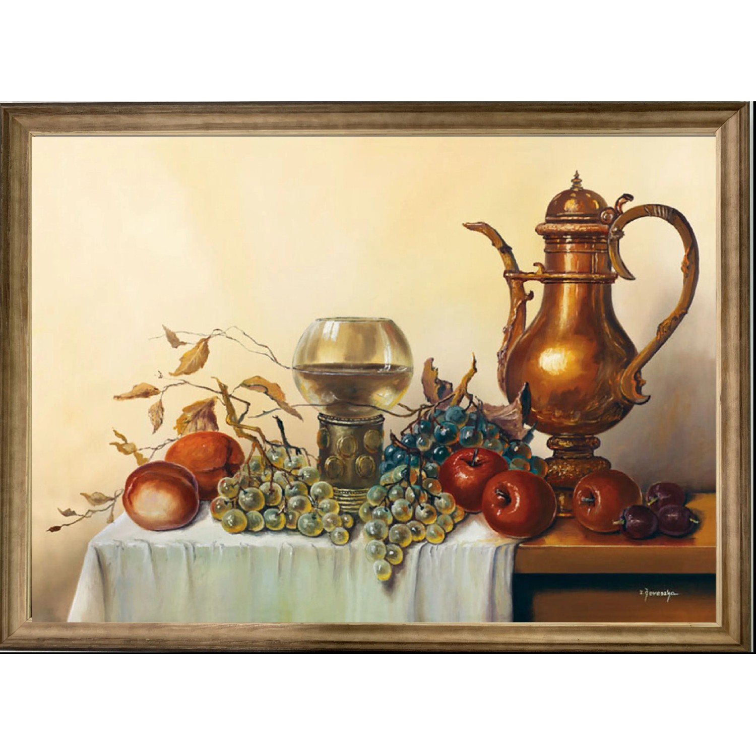 Bondecor Zarámovaný obraz Zátiší 54 x 74 cm