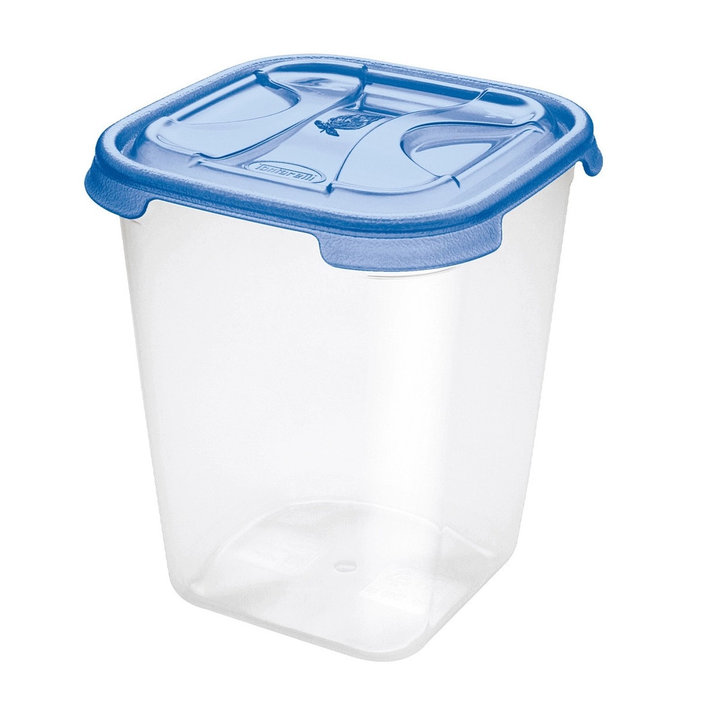 Tontarelli Dóza na potraviny NUVOLA Square oceánová modrá 4,75 l