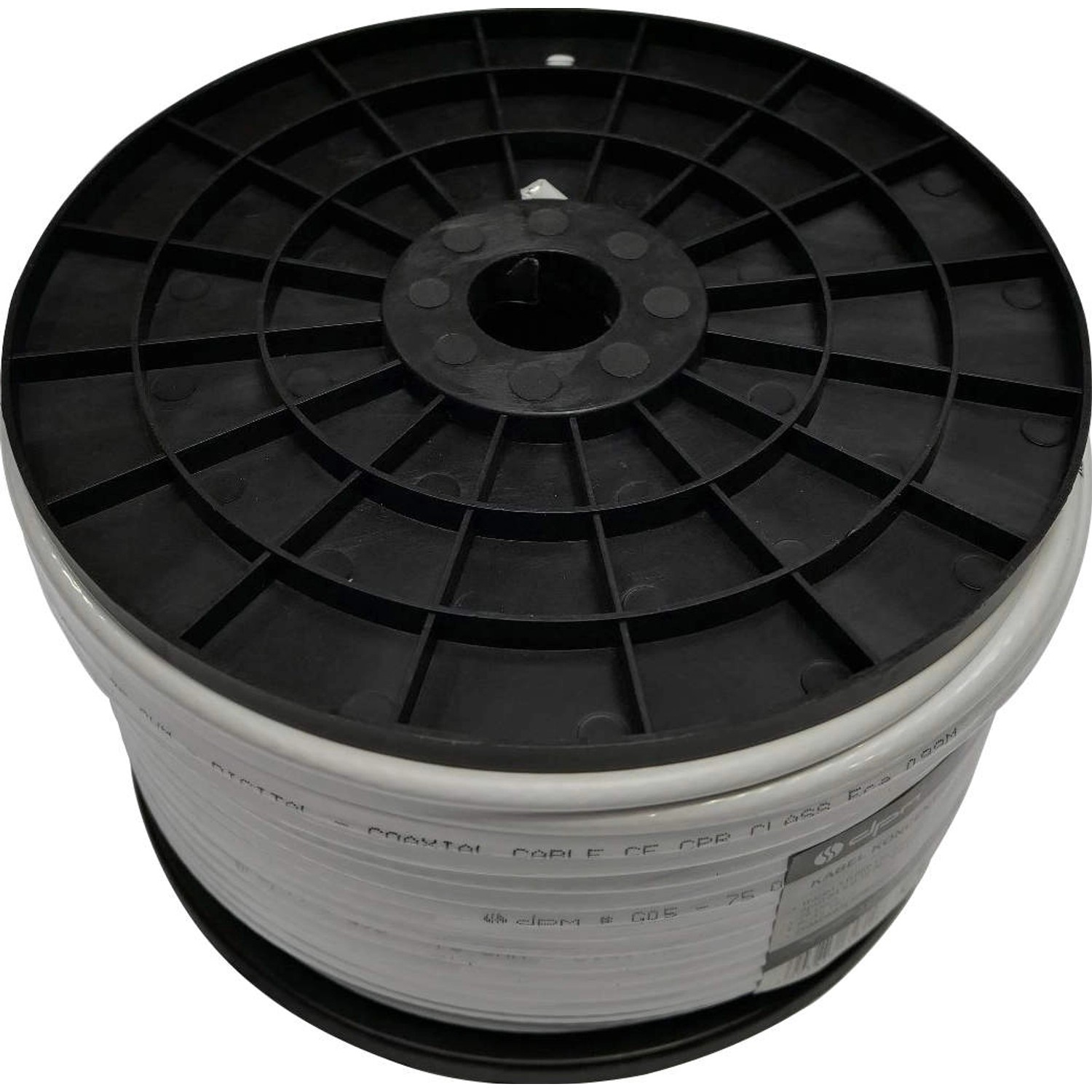 Koaxiální kabel CB50C/RG6U bílý 25 m