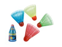 Happy People Košíčky na badminton barevné, 12 x 7 cm, 4 ks