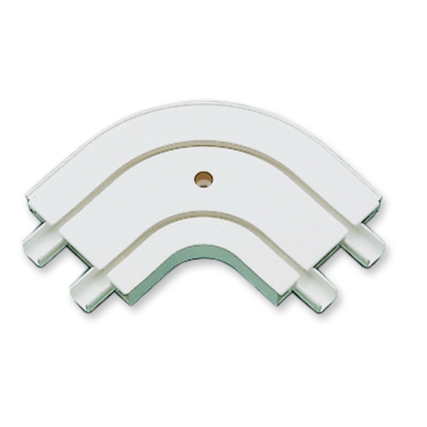 Gardinia Oblouk dvoudrážkový GE2 pro prodloužení bílý 13,5 cm x 13,5 cm