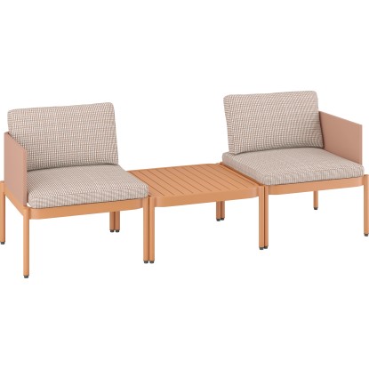 OBI 3dílná sestava zahradního nábytku Redcliffe