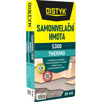 DISTYK Samonivelační hmota na podlahy THERMO S300, 20 kg