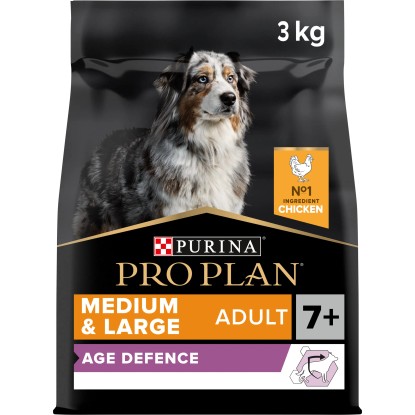Purina Pro Plan Granule pro psy Medium & Large Age Defence kuře 3 kg