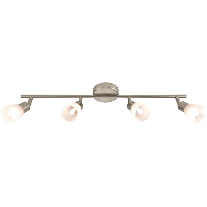 OBI 4bodové LED svítidlo Chiusa, 4x 2,5 W, 4x 210 lm, matný nikl, 62 x 10 cm