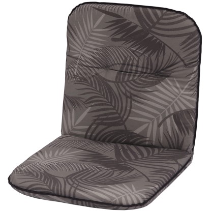 Polstr na nízké opěradlo Borkum kapradí antracitový