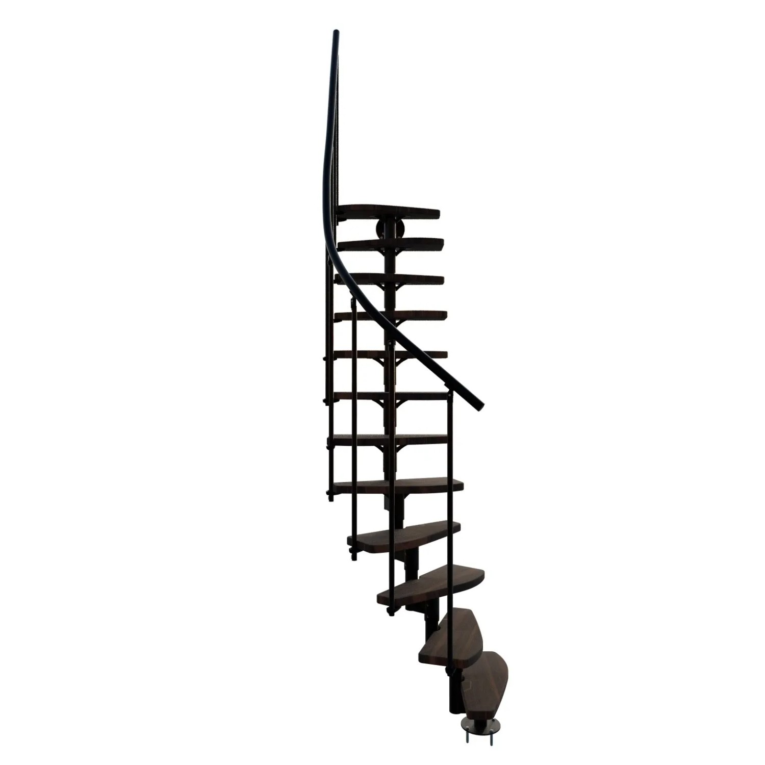 Minka STAIRS modulové schodiště Monte Carlo ořech/černá, 293,8 cm