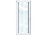 Dveře balkónové plastové 4-komorové, 2-sklo, bílé, 2100 x 800 mm, L Dveře balkónové plastové 4-komorové, 2-sklo, bílé, 2100 x 800 mm, L