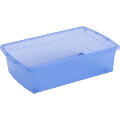 Úložný box Home XM se 4 kolečky, modrý 15,5 x 57 x 38,5cm