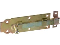 Okenní zástrčka s knoflíkem, žlutě pozinkovaná, 120 mm x 45 mm