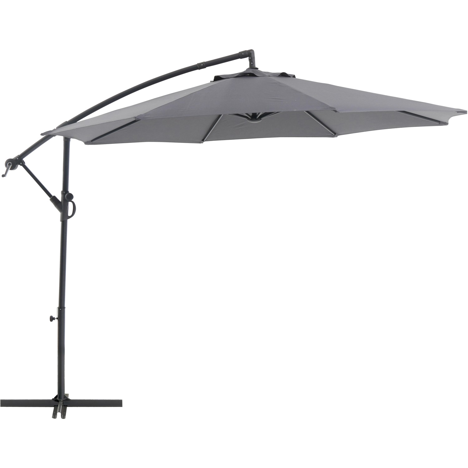 OBI Závěsný slunečník Alvarado antracitový pr. 300 cm