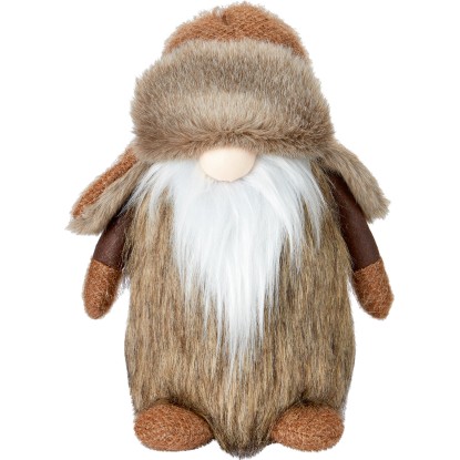 Látkový trpaslík s dlouhým plnovousem 33 cm x 15 cm x 18 cm