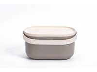 Plastia Nádoba na bioodpad bez rámečku a sáčků, taupe + slonová kost, 4 l