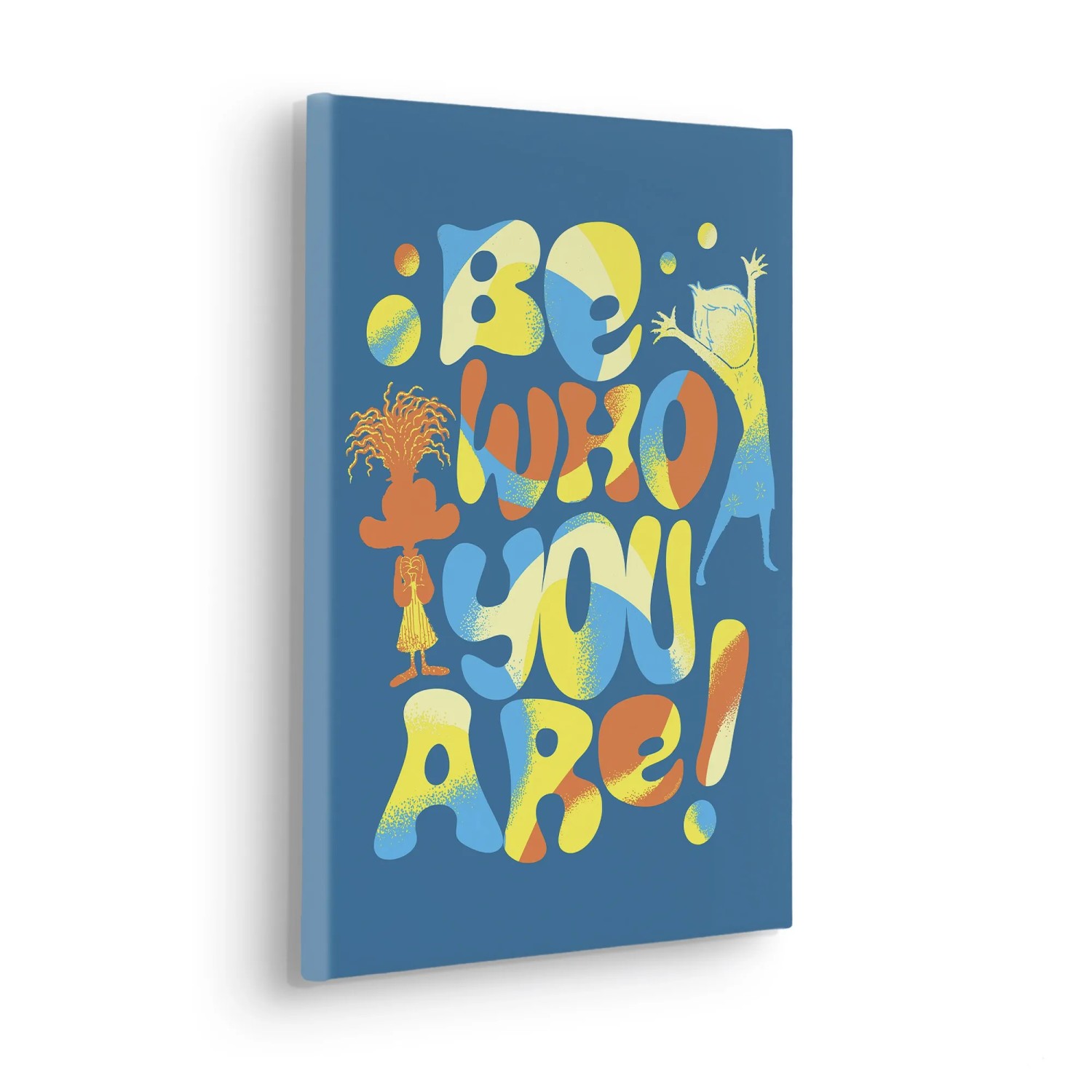 Komar Nástěnný obraz na rámu Disney and Pixar Inside Out Be Who You Are 30x40 cm