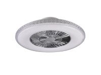 Reality Stropní LED svítidlo Harstad s ventilátorem pr. 60 cm Reality Stropní LED svítidlo Harstad s ventilátorem pr. 60 cm