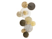 FALC Nástěnná kovová 3D dekorace 50 x 90 x 5 cm