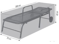 acamp Ochranný obal pro skládací nebo 3nohé lehátko 40 x 200 x 75 cm