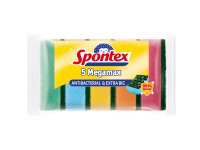 Spontex Megamax houbička, antibakteriální, 5 ks