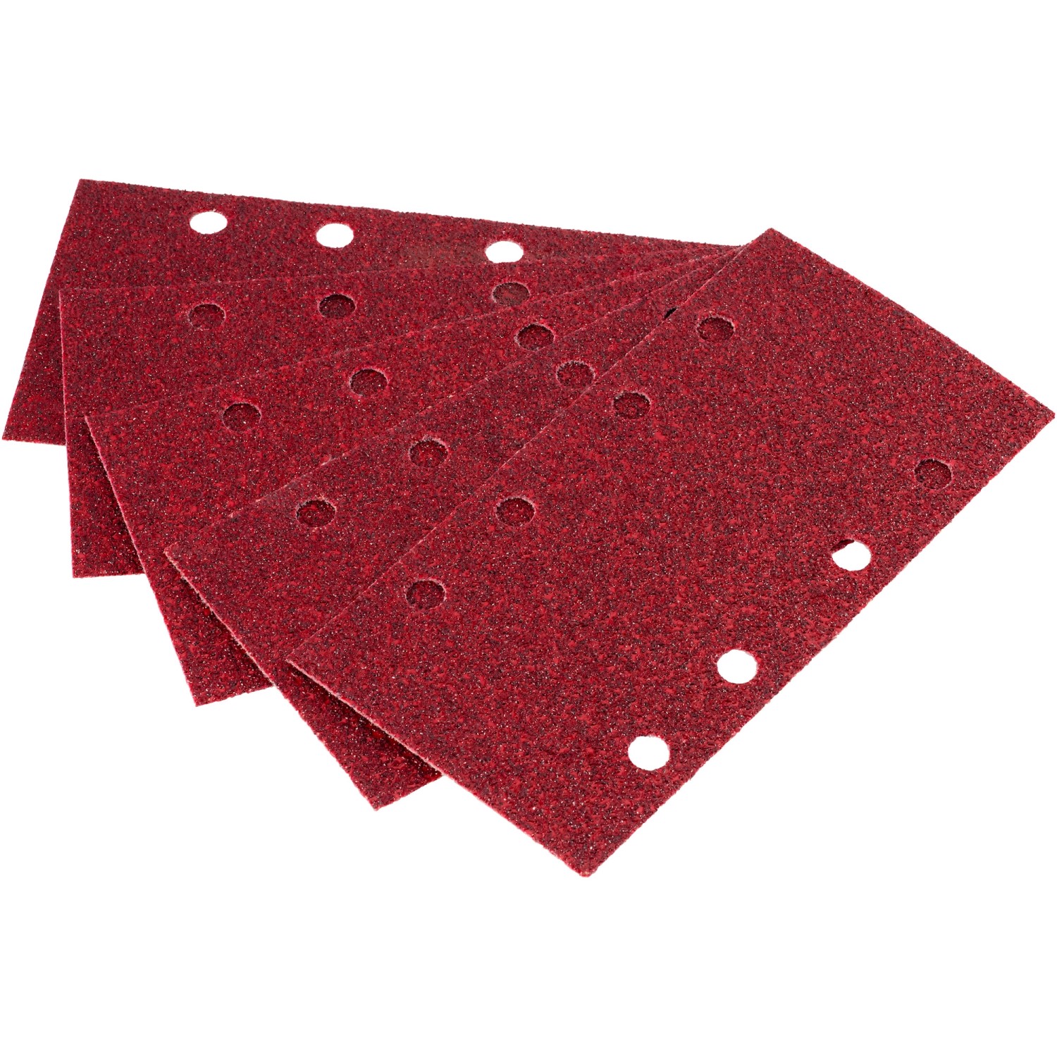 LUX-TOOLS Brusný papír pro vibrační brusky 8 otvorů K40, 93 x 185 mm, 5 ks