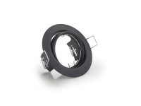 Trio Vestavné svítidlo Jura 1 x GU10, černá matná pr. 80 mm