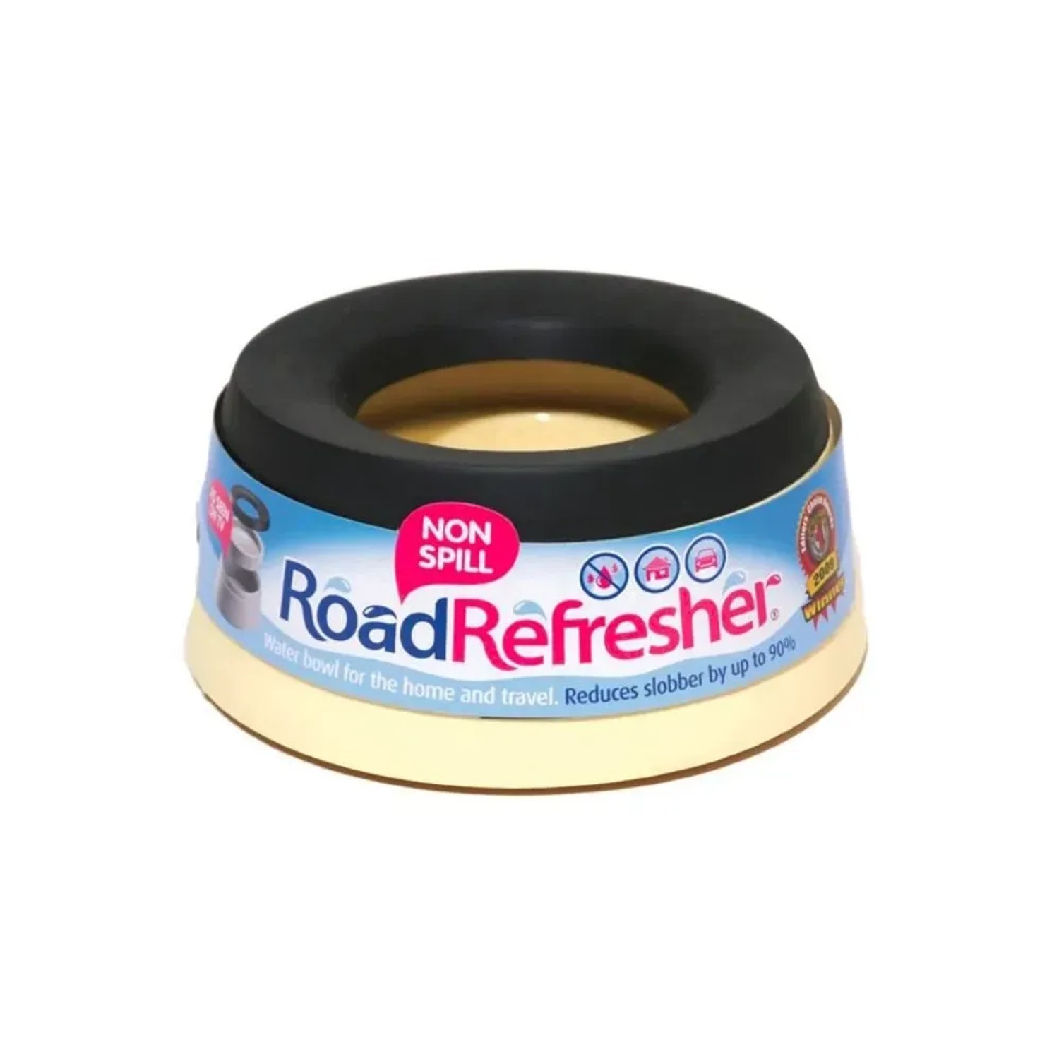 RoadRefresher Cestovní miska do auta 19 x 8 cm, žlutá