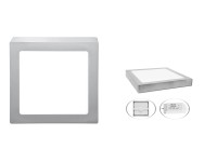 Ecolite LED přisazené svítidlo RAFA 2 chromové 225 x 225 x 30 mm
