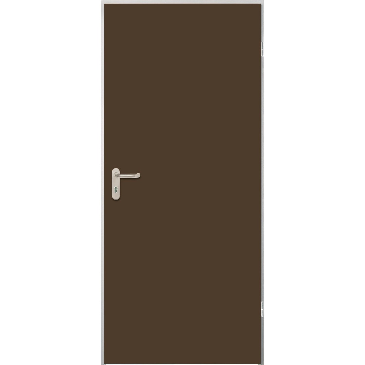 Hörmann Vnitřní ocelové dveře ZK výplň styropor, hnědé RAL 8028, 80 P