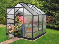 Vitavia Skleník Venus 2500 HKP 4 mm, černá, 195 x 131 cm, 2,5 m2