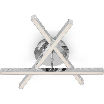 Brilo Stropní svítidlo "REY" chromové 3x LED/6 W