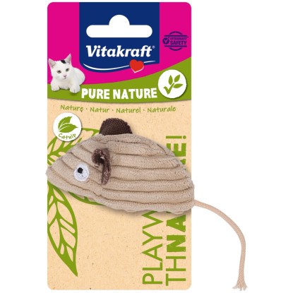 Vitakraft Hračka pro kočky Nature myš s catnipem