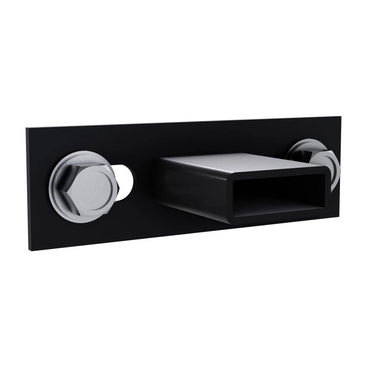 JARMEX U-úchyt pro plotová pole PRATO RAL 9005 černý 26 x 17 x 16 mm, 1 ks