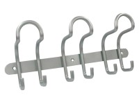 Háčková lišta kov hliník vzdálenost otvorů 2 mm x 130 mm