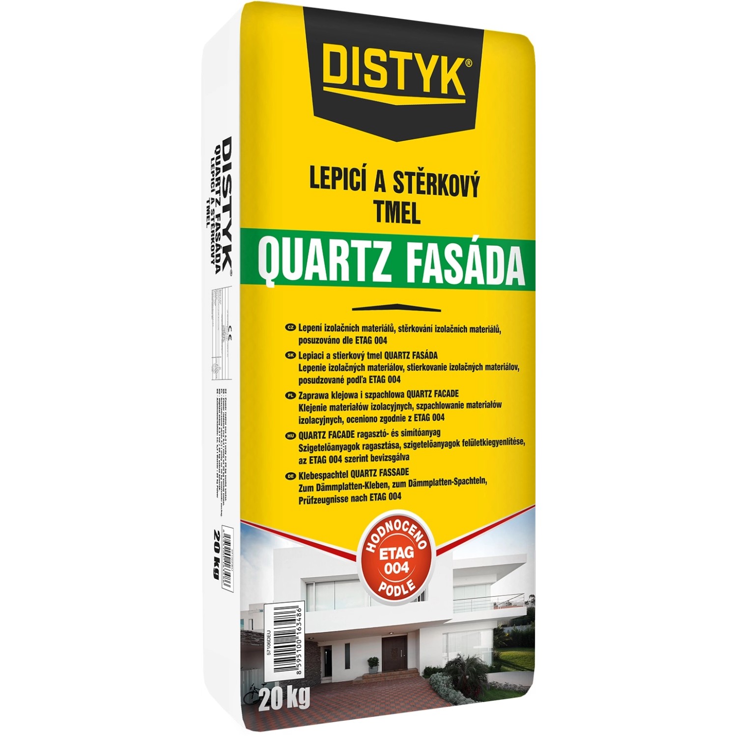Den Braven Distyk Lepící a stěrkový tmel Quartz fasáda 20 kg